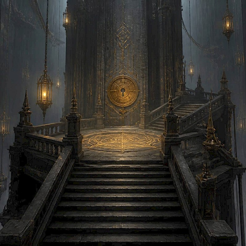 The tower floor